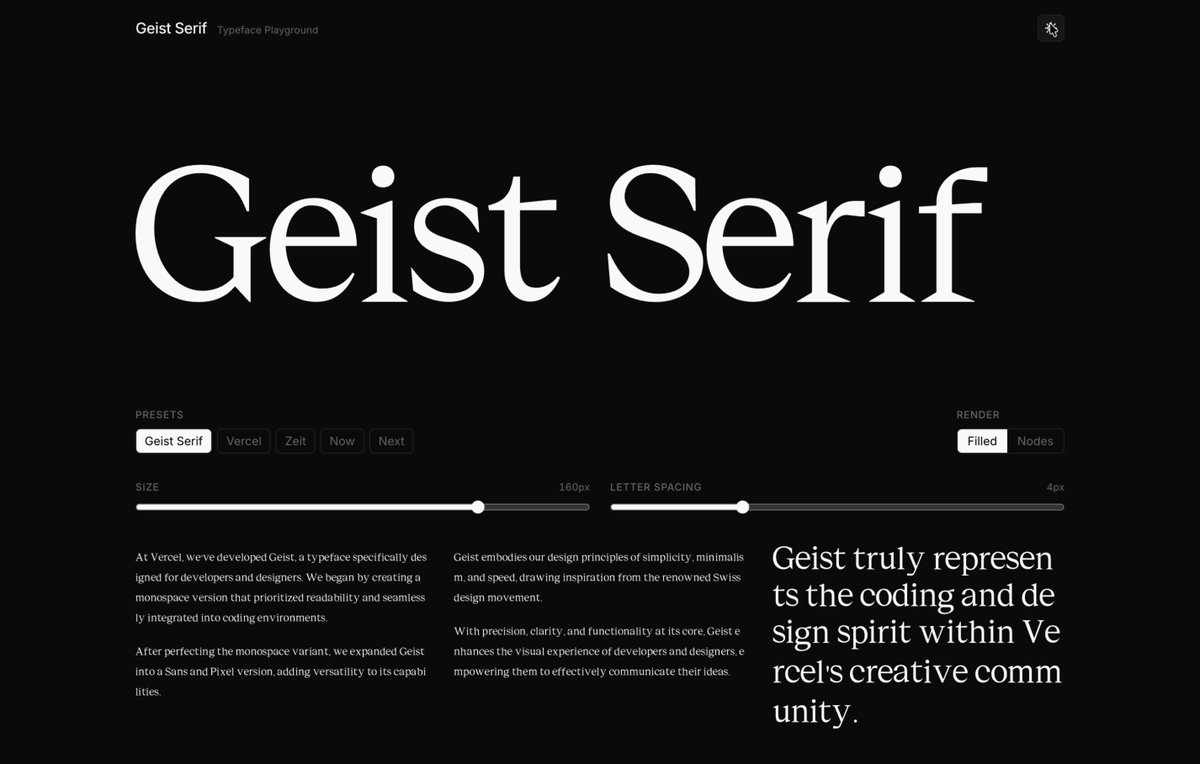 Since I don’t have the final font file yet, I still wanted to keep playing with…
