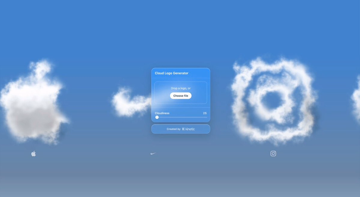 I built a tool that turns your logo mark into a wispy cloud (link in comments)