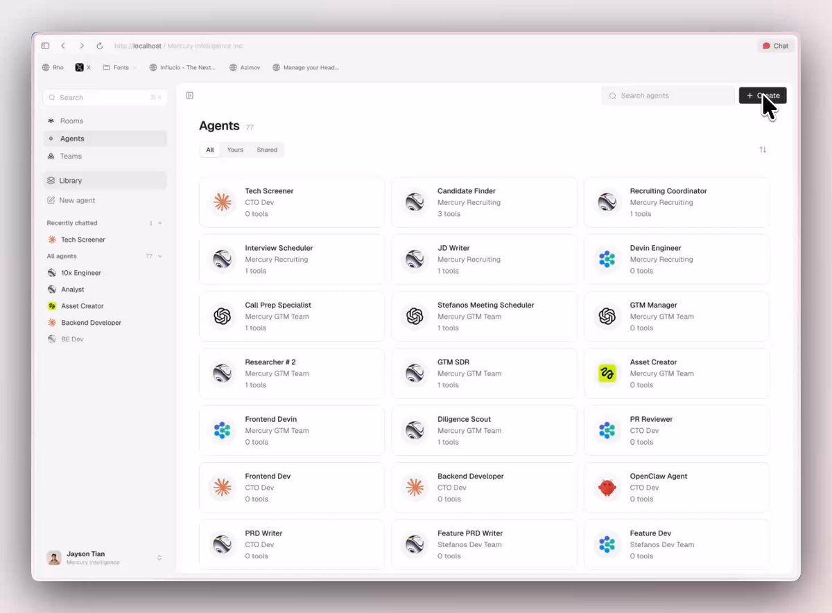 Day 5: introducing agent birthing find me a better agent creation UX and I will…