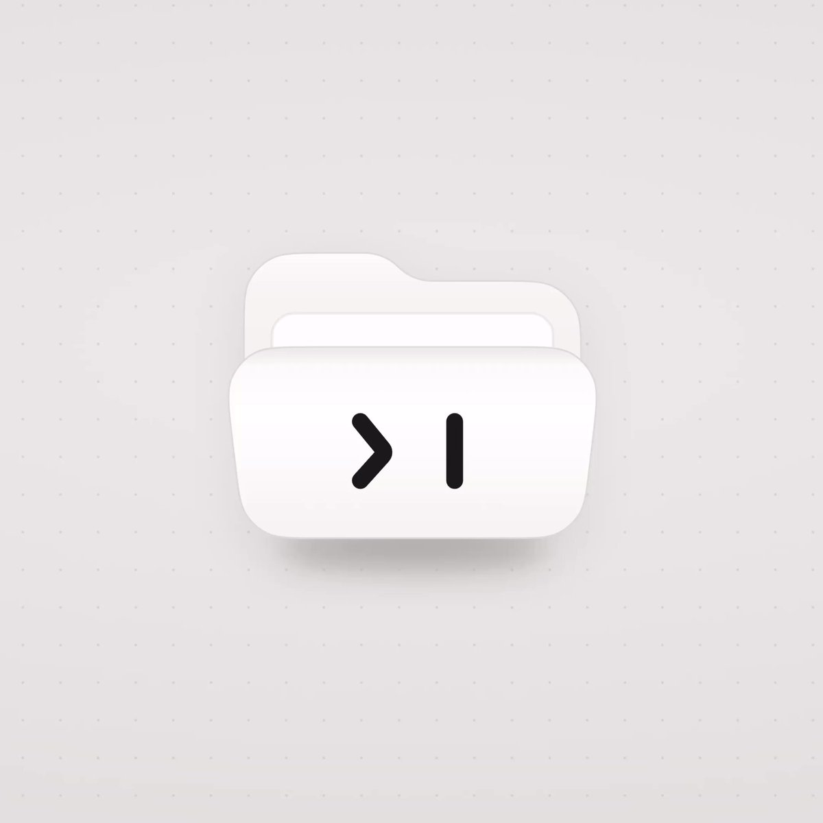 This folder has feelings. Hover over it and watch what happens