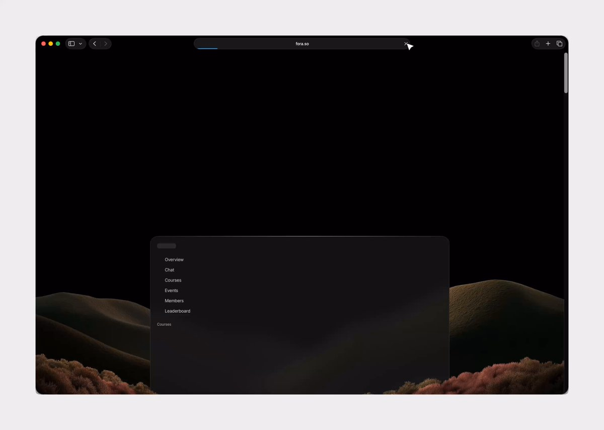 Fora’s site is live now. Really appreciate the template, @stfnco Check it https:…