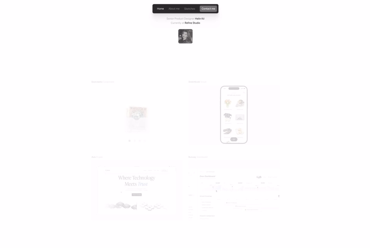 gm, fresh updates on my website https://helin.design