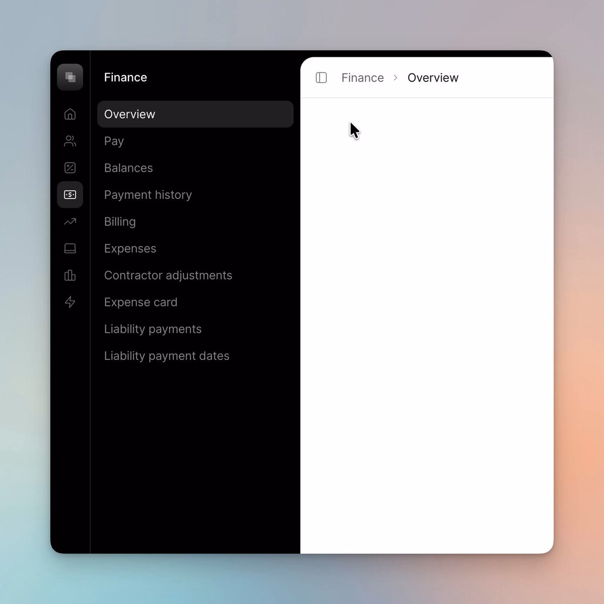 Resize sidebar