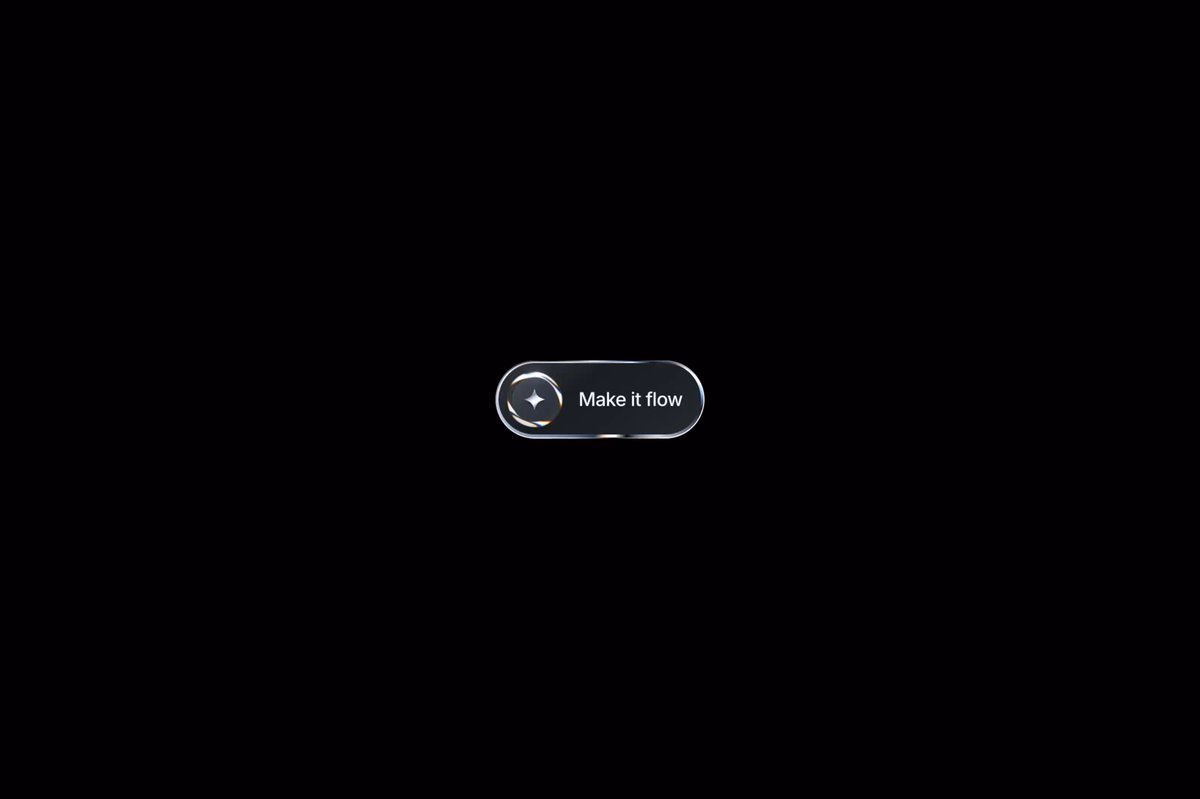 Introducing Liquid Metal Button+ ✨ A responsive chrome CTA with a flowing metal…