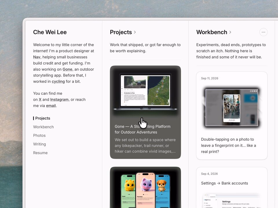Recently rebuilt my site on a proper CMS (Payload) and went with a TweetDeck-esq…