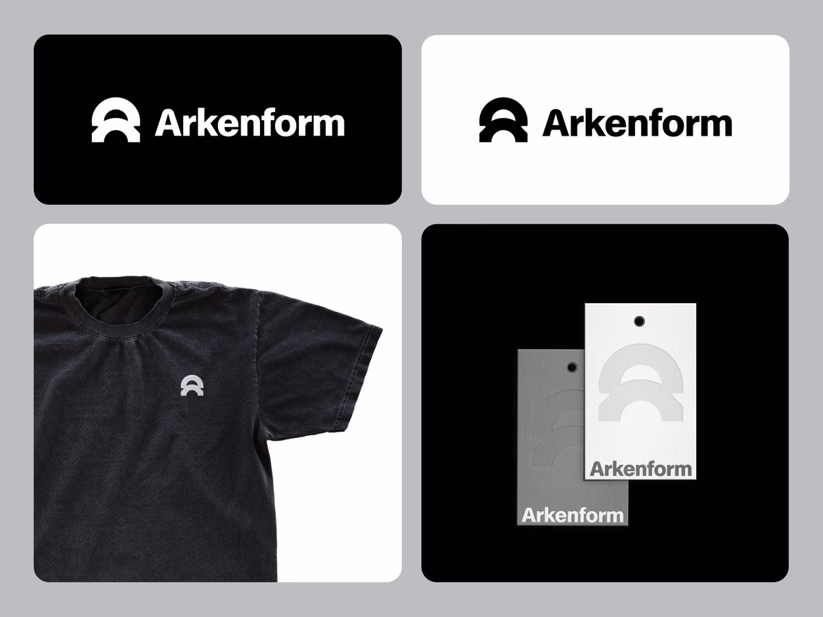 Arkenform logo design for a client - sunilkumar