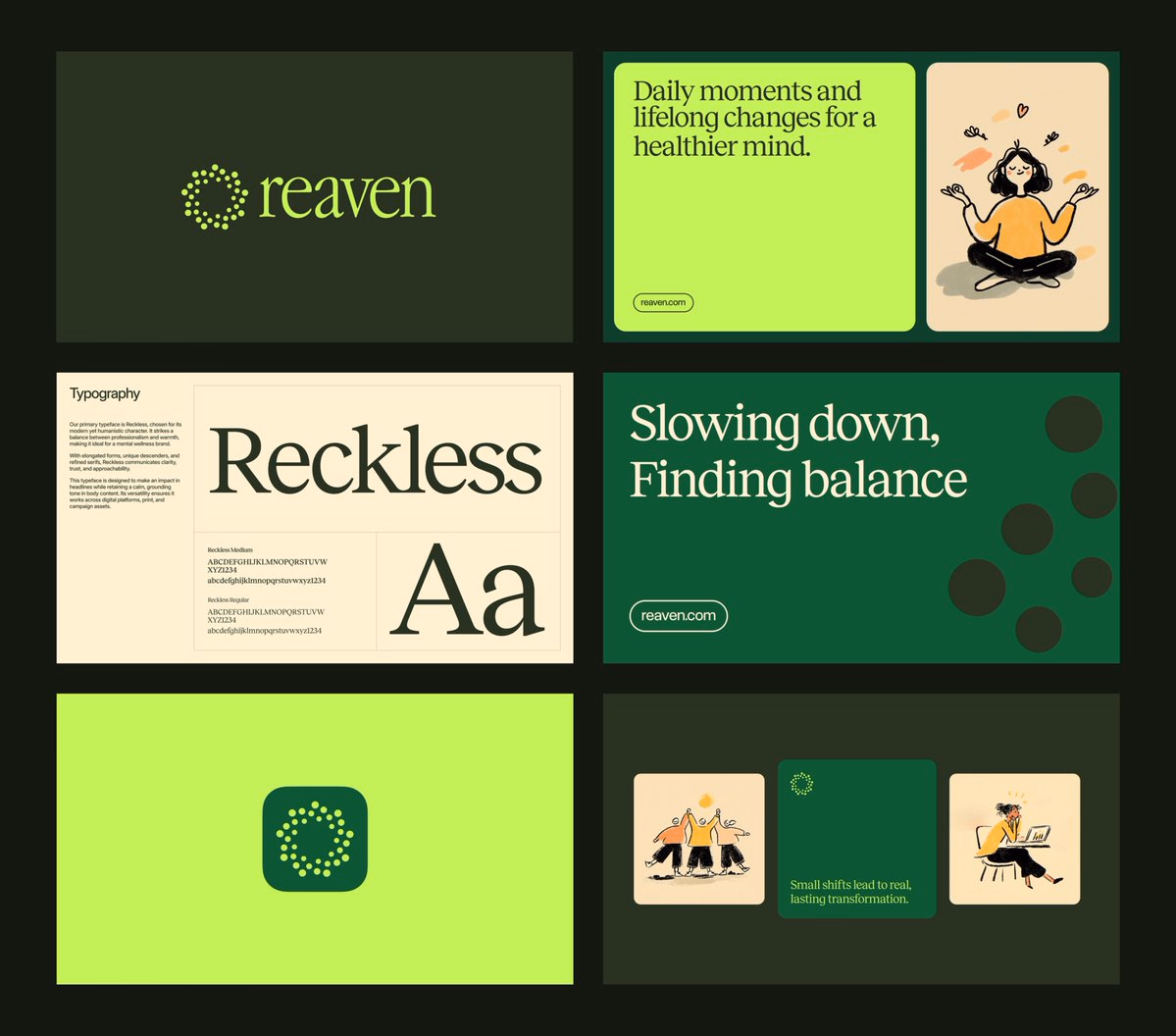 more visuals from reaven branding - vishesh