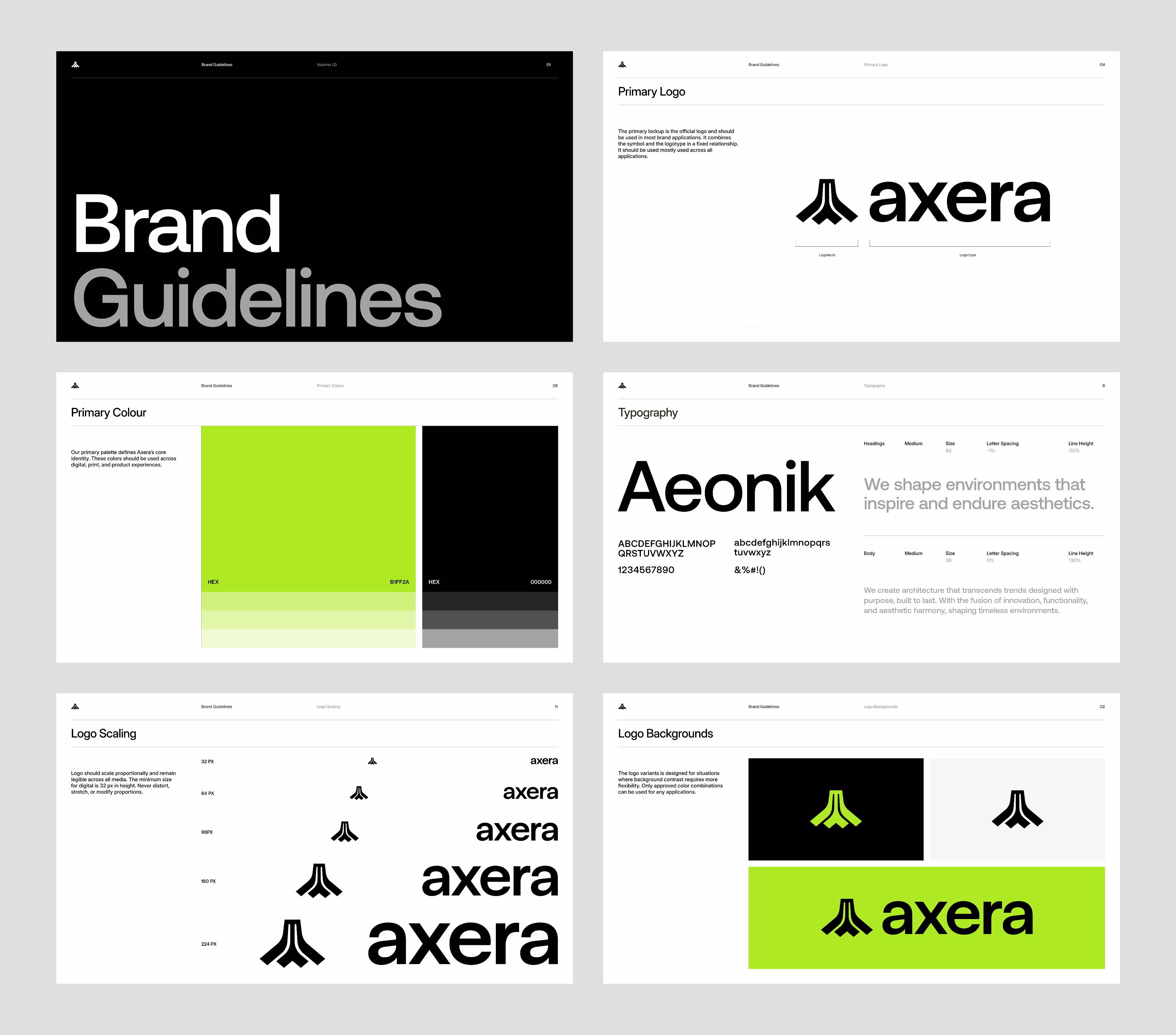 brand guidelines for axera - vishesh