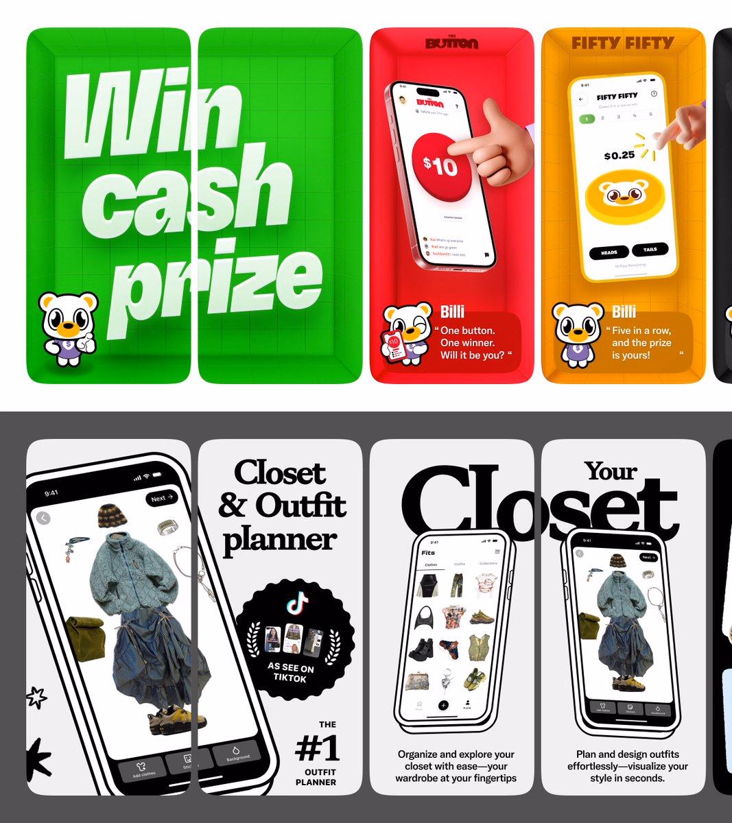 designed a bunch of app store screenshots in July with @screenshotf... - Val Pieŭnioŭ