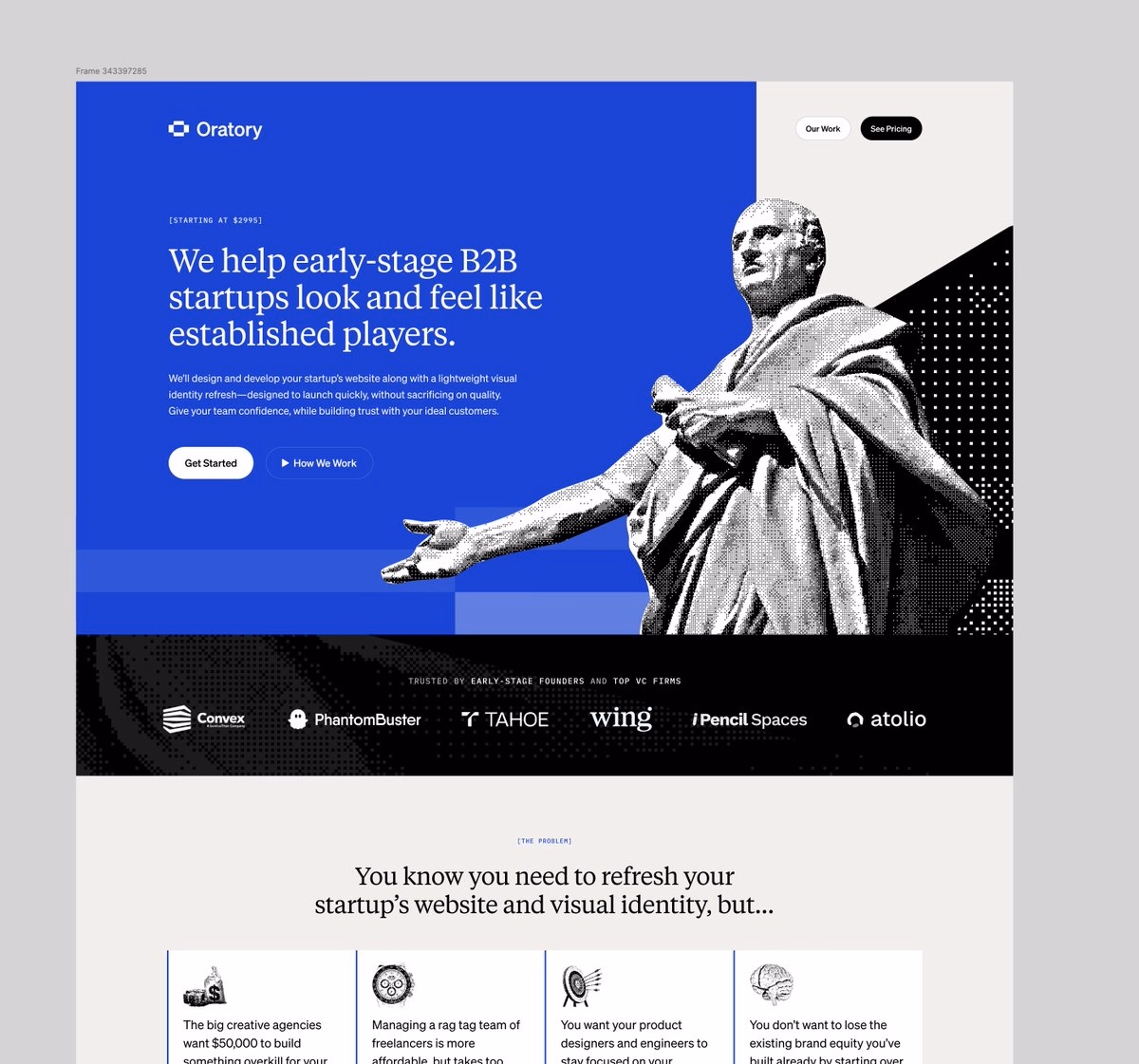 continued exploration for a new @oratorydesign site - Riley Hennigh