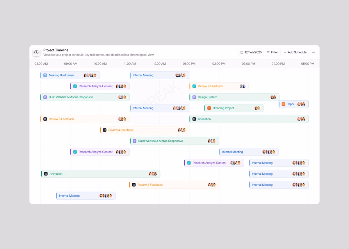 Project Timeline Card - Farhan