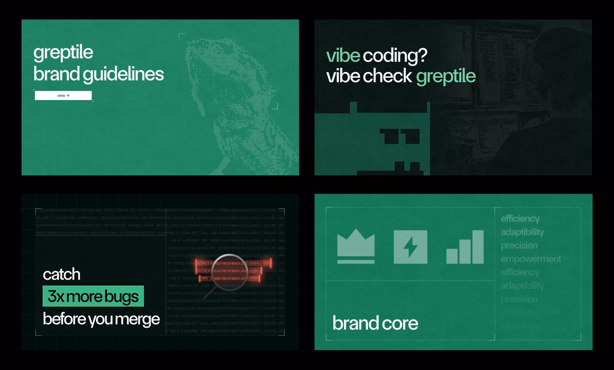 New skin unlocked. Greptile’s rebrand is live - Daksh