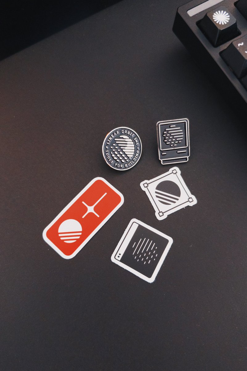 Linear Artifacts (and stickers!) by @pdotcv, looted during our last... - Yann-Edern Gillet