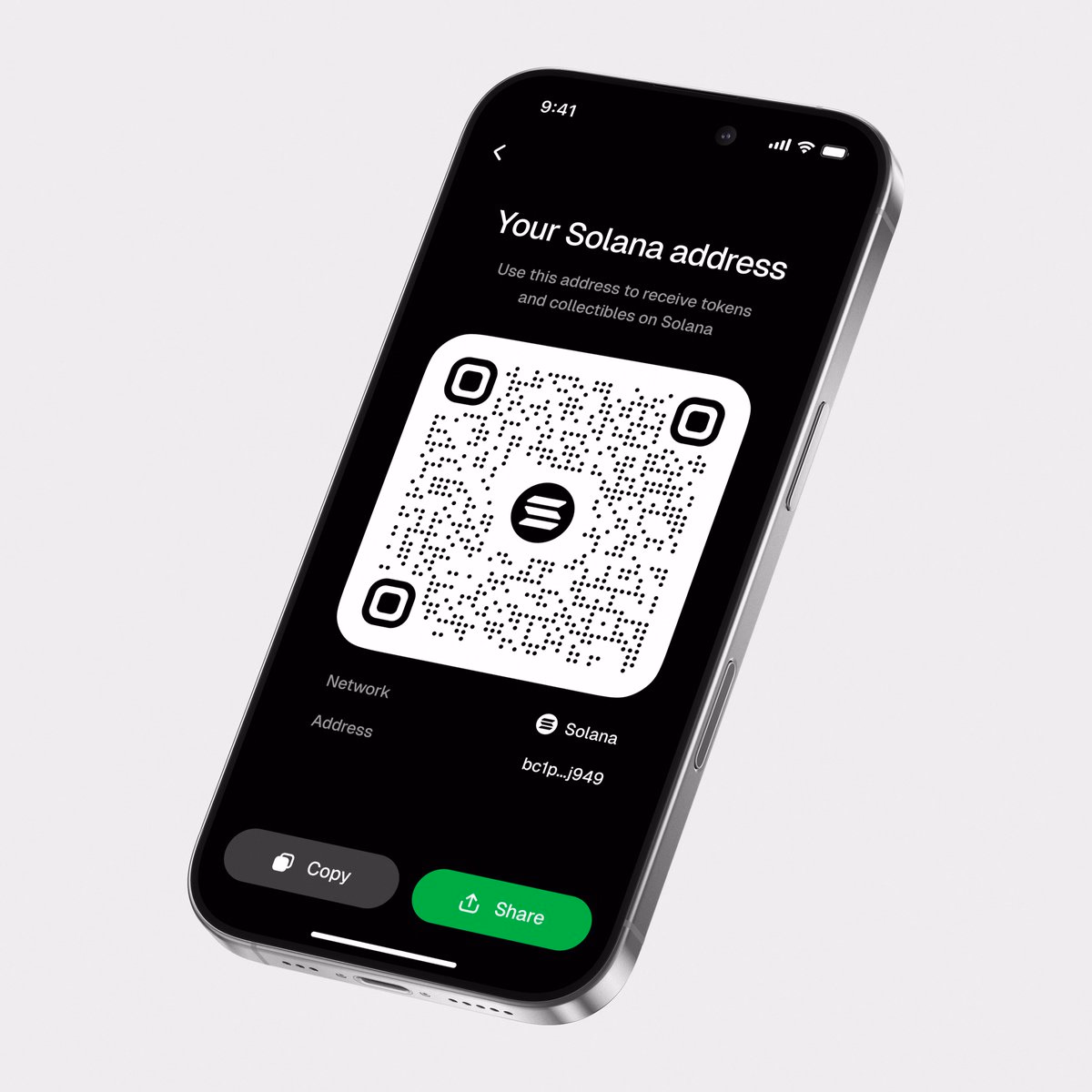 share wallet address - Daniil