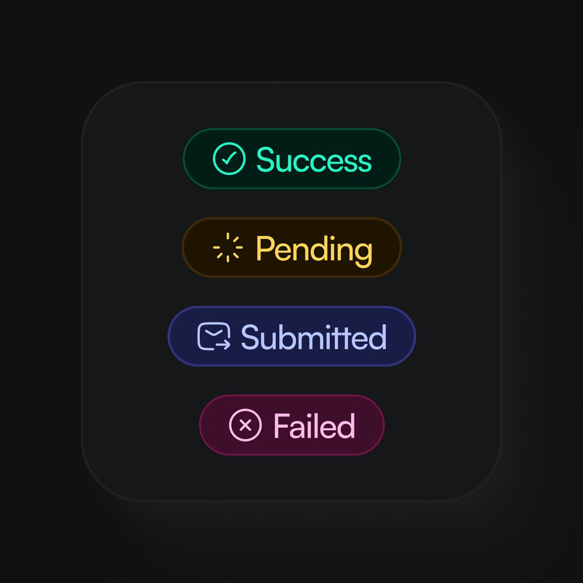 status indicators in dark - Septimiu