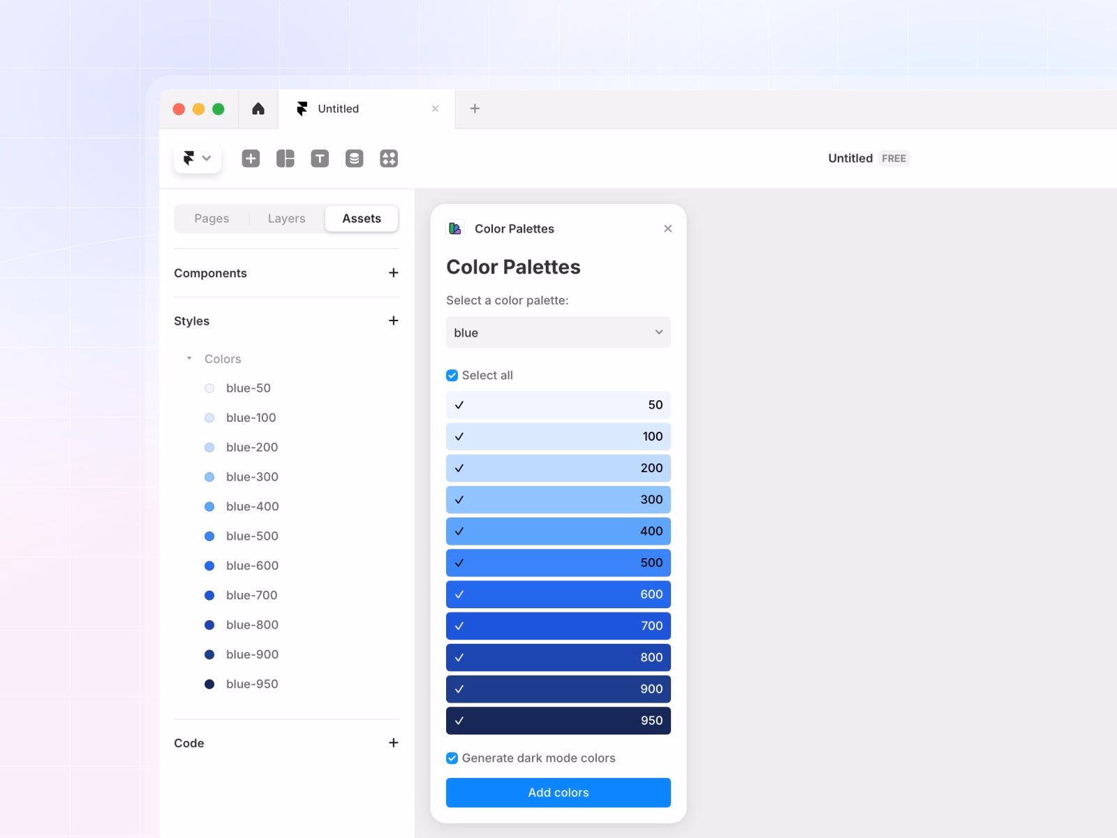 Color Palettes – a @framer plugin to set your colour styles in one... - Julien V