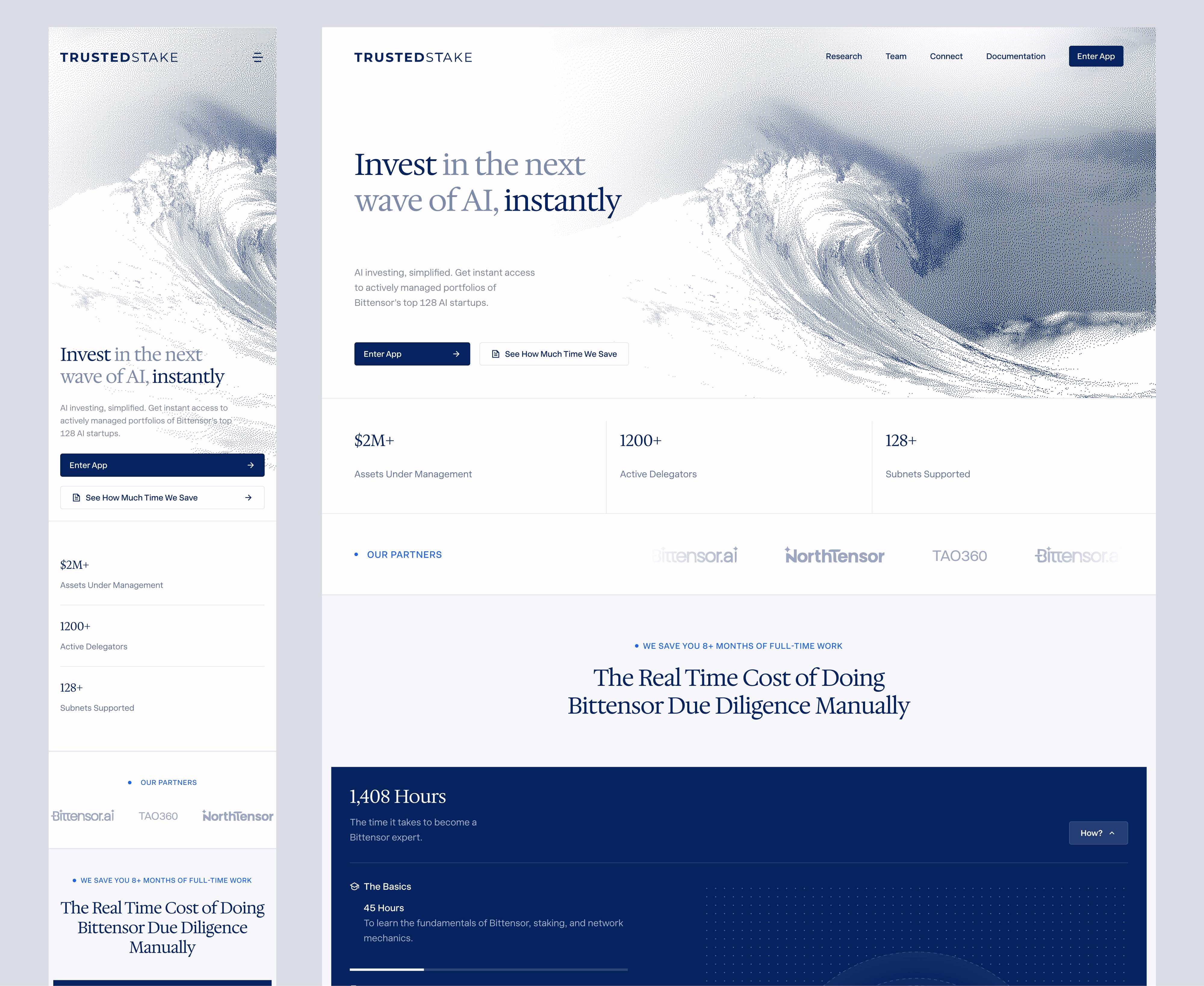 Mobile & Web for TrustedStake. - Luke Dalton