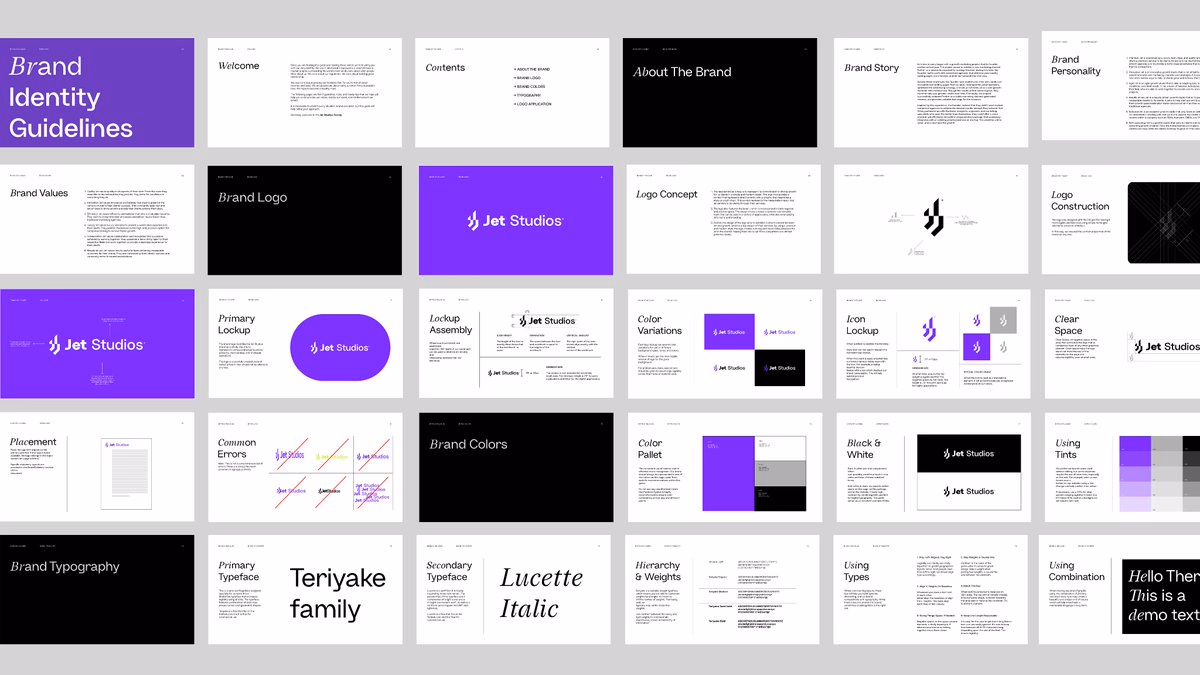 Jet Studios — Brand Guidelines - Rushi