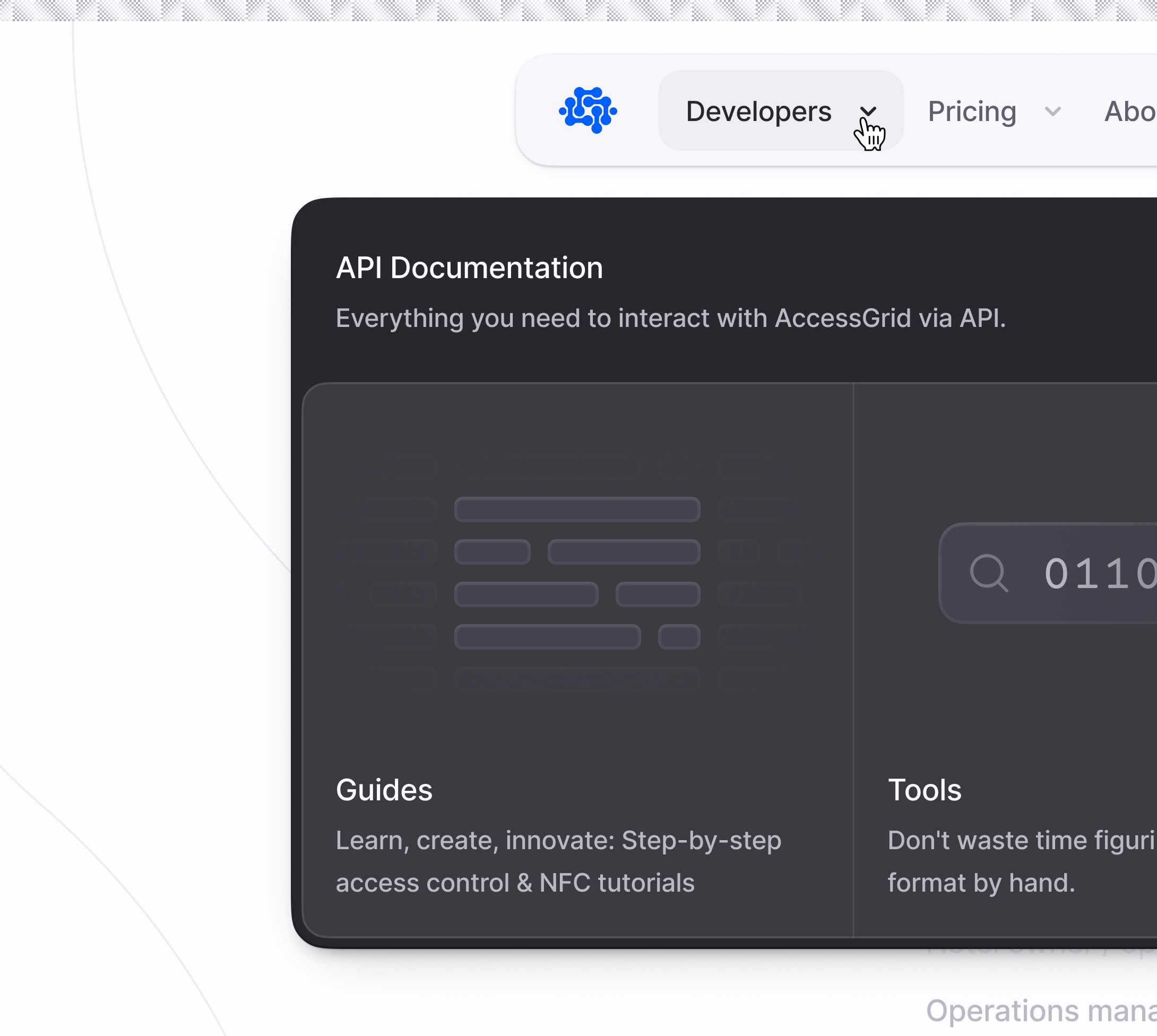 lil things i'm working on for @access_grid - James McDonald