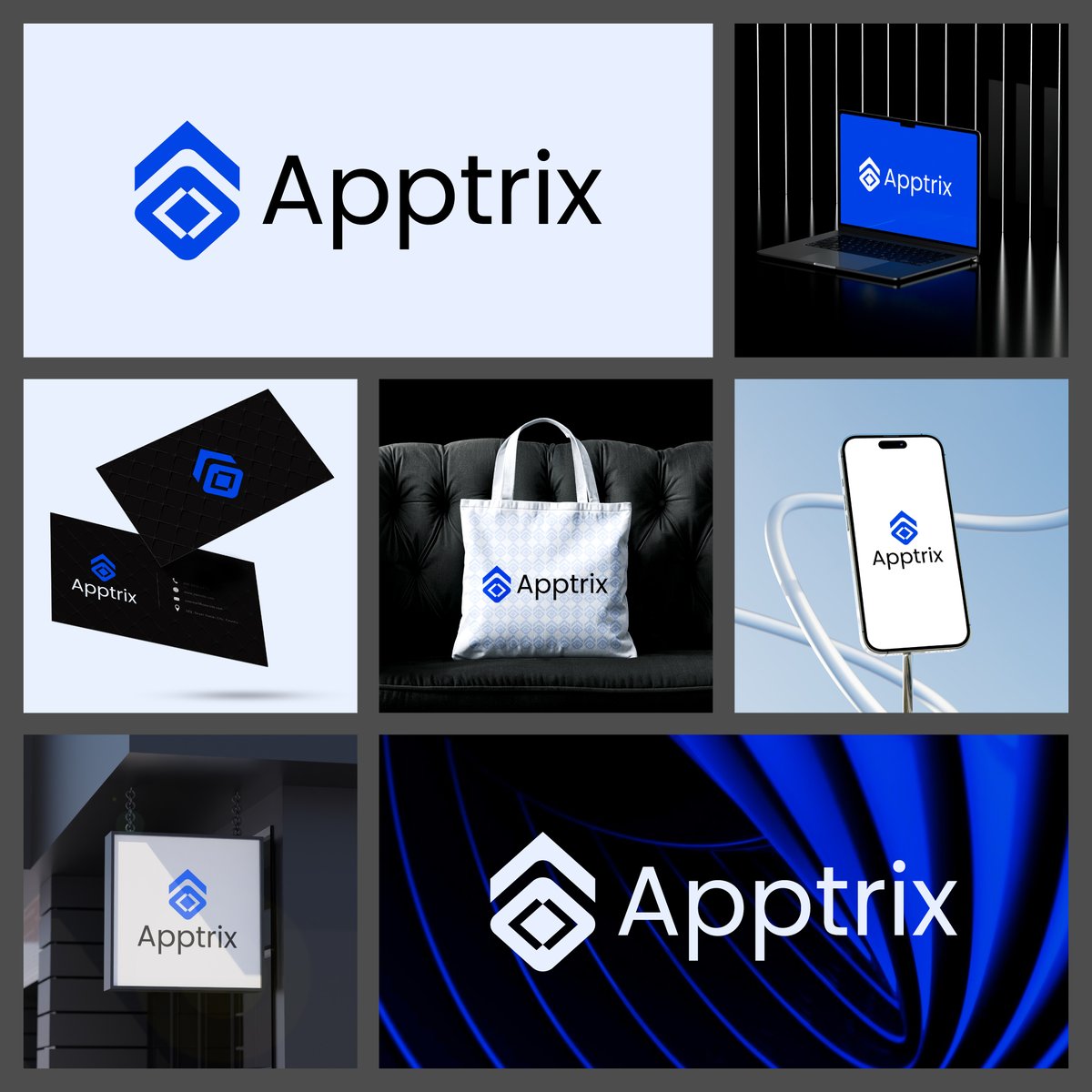 Apptrix - saas logo design, brand identity How is it? - Sajal Saha - Logo and Branding Designer