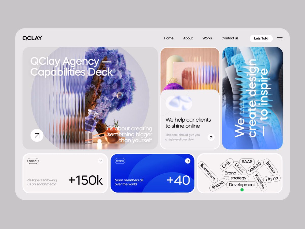 We turned a static slide desk into living, breathing website. - QClay Design