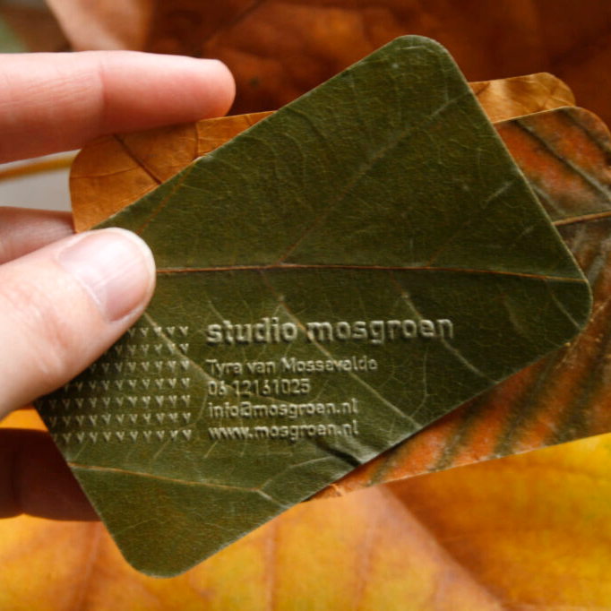 Green Business Card, Tyra van Mossevelde (2011) - 𝙗𝙡𝙖𝙣𝙠