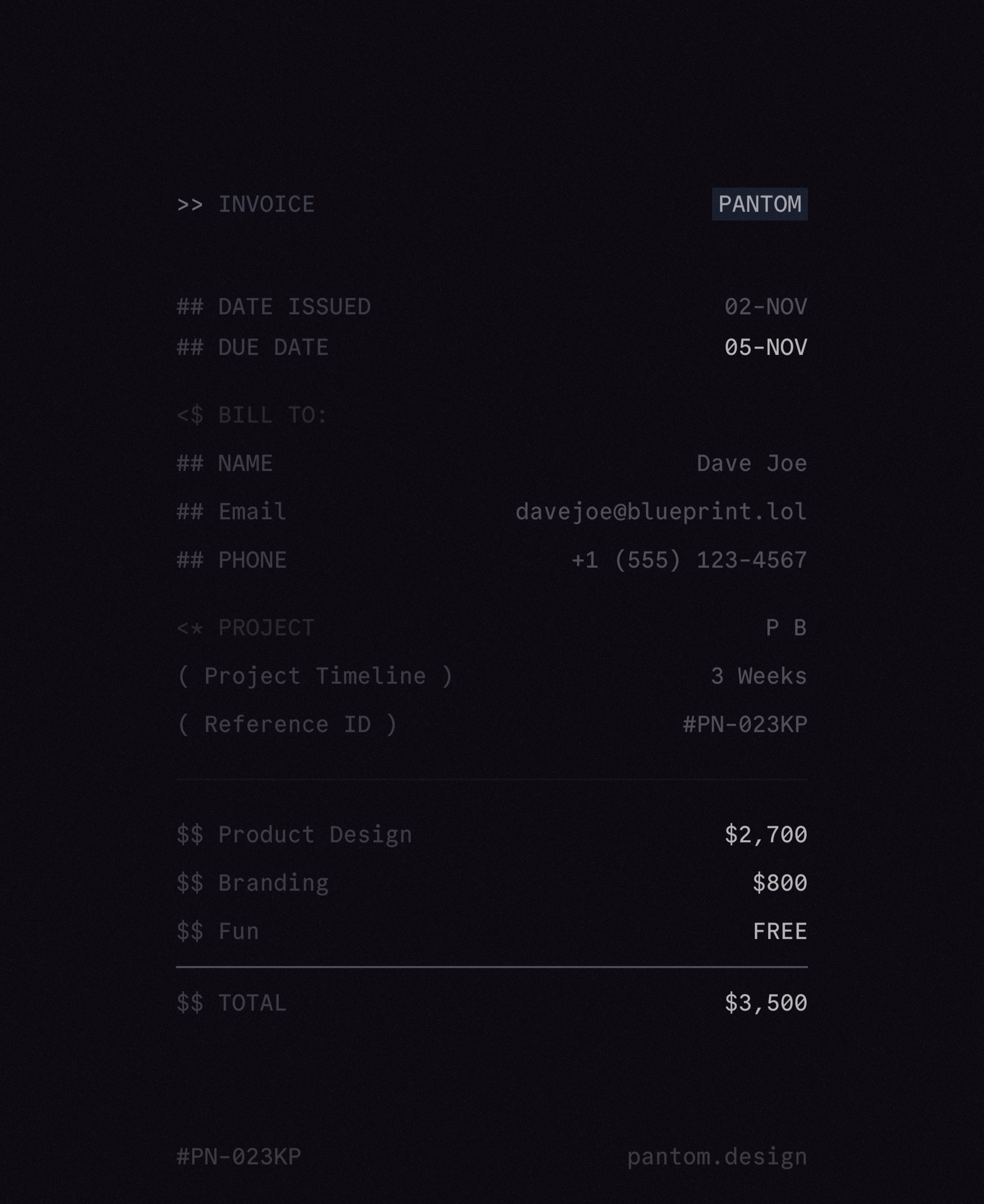 Invoice - max