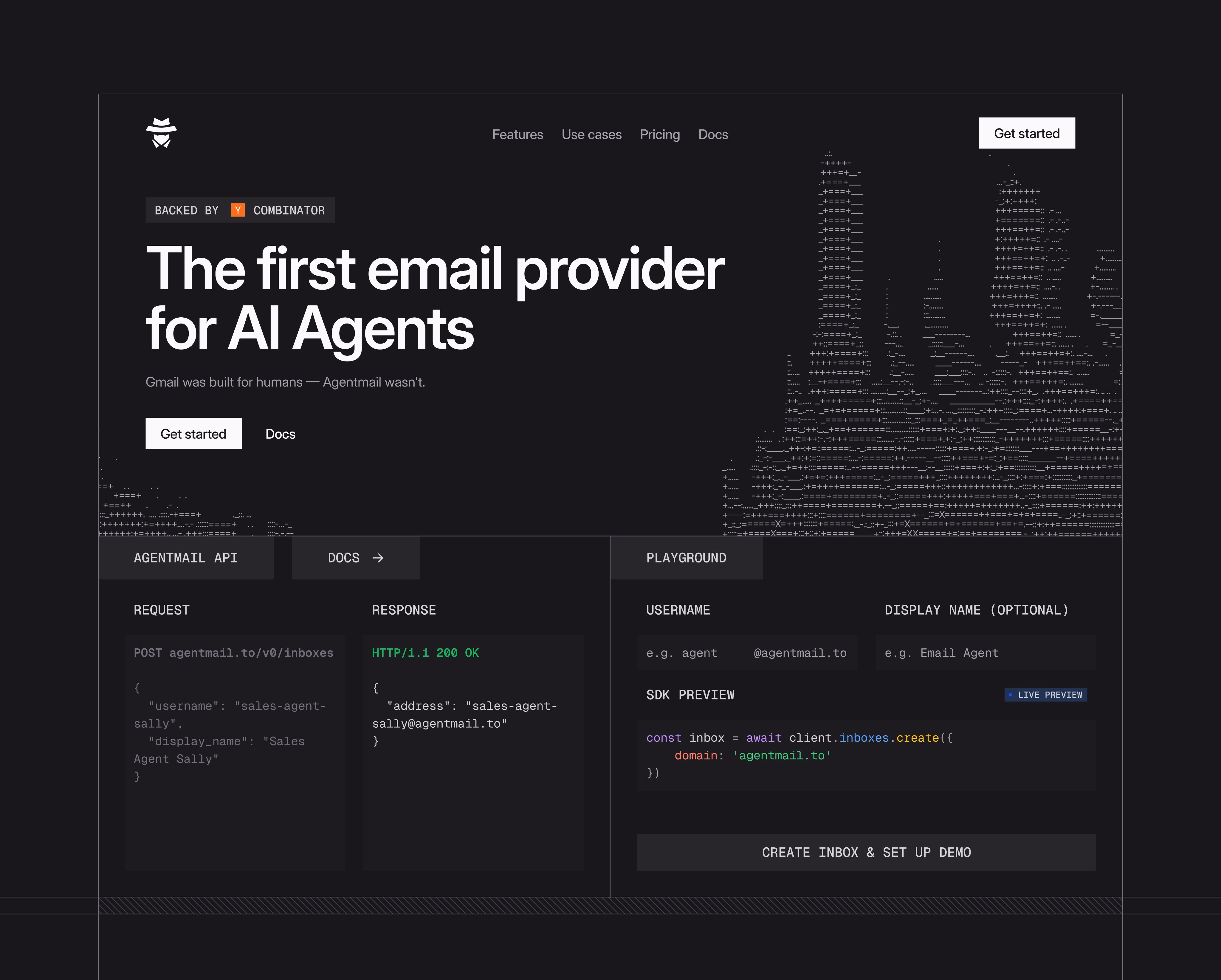 first concept for agentmail - Emir