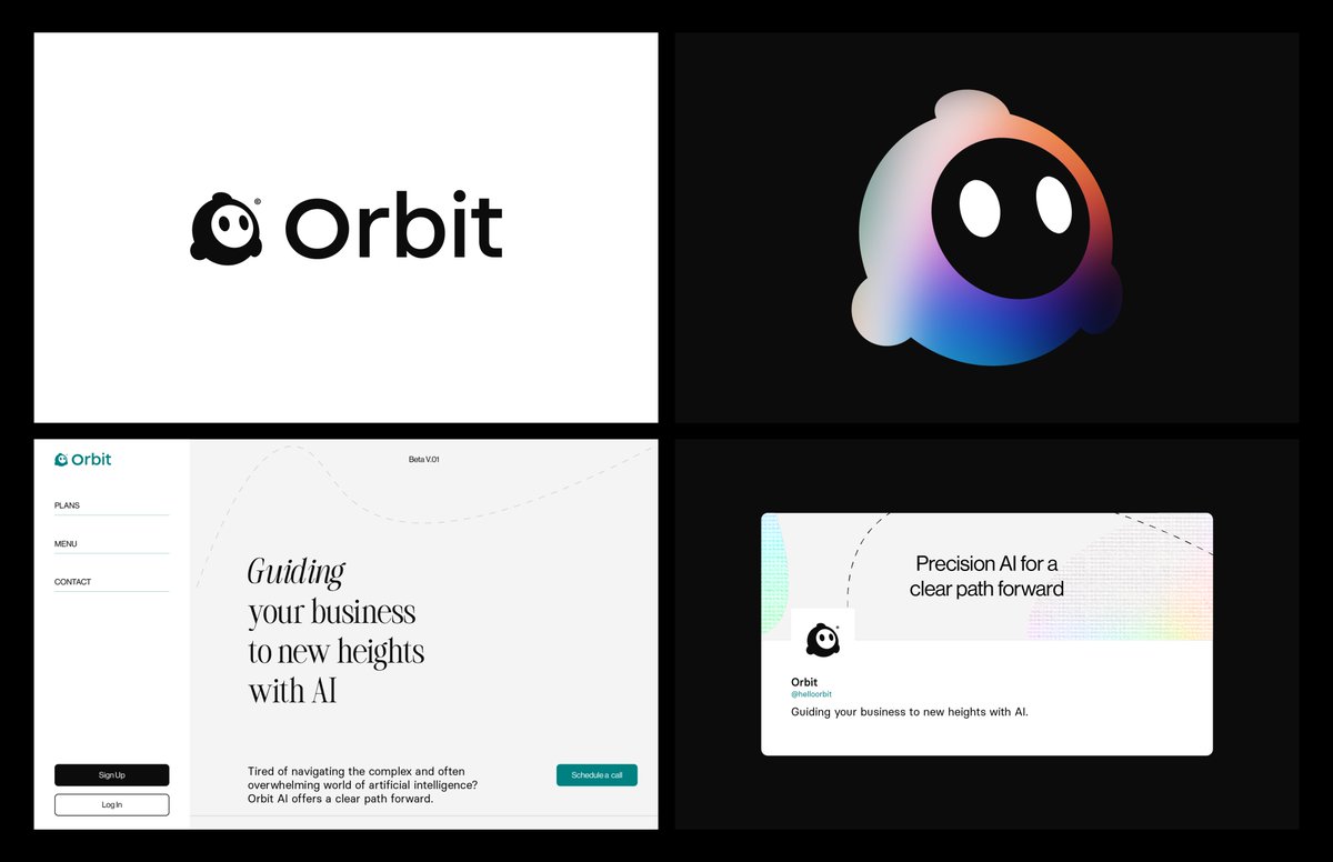 OrbitAI© The intelligent navigator - Visual identity - Alejandro Cedeño