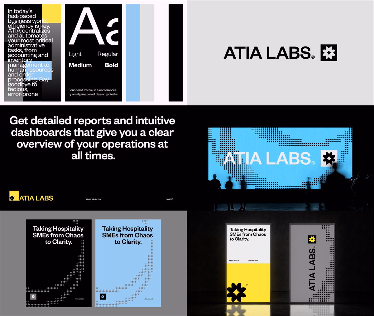 Recent identity design work, really proud of this one - Alejandro Cedeño