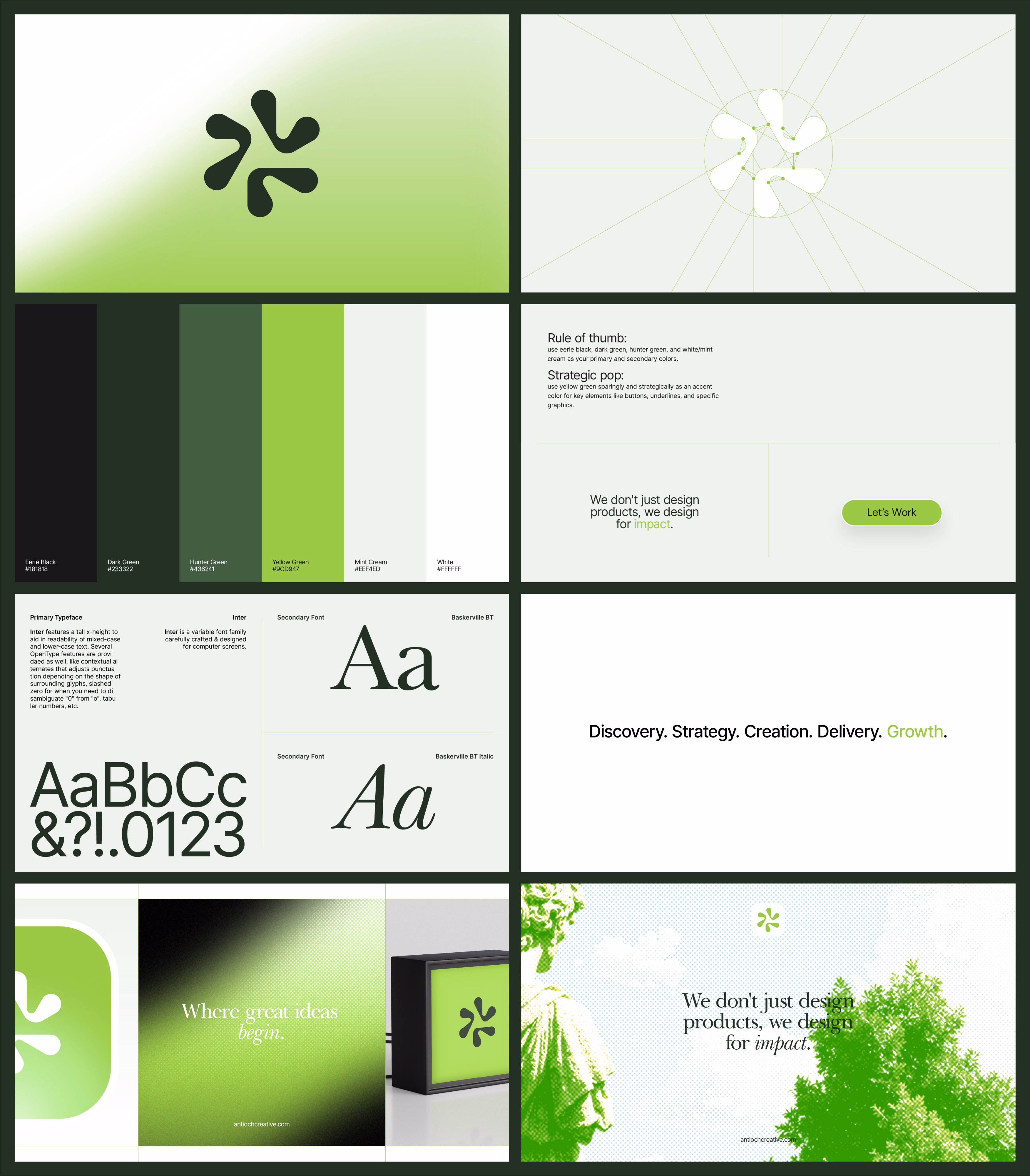 Brand Guidelines for AntiochCreative© - Alejandro Cedeño