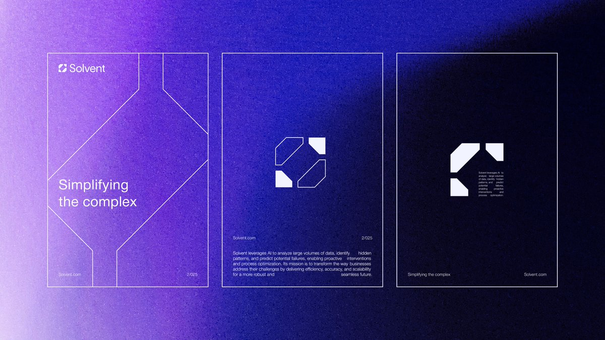 Solvent — Visual Identity © 2025 — Velask. - Velask