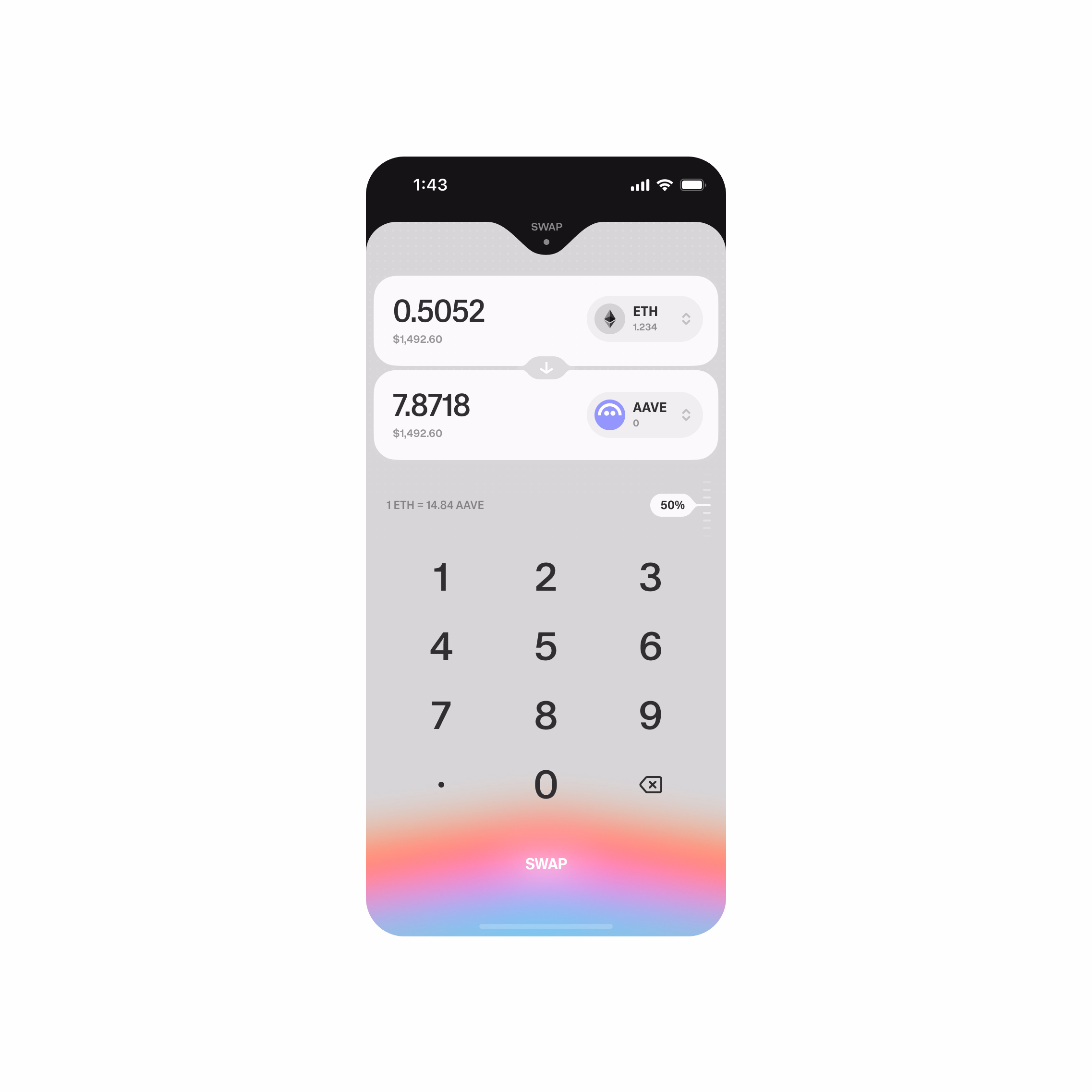 Swapping tokens - Alexander Avdeev