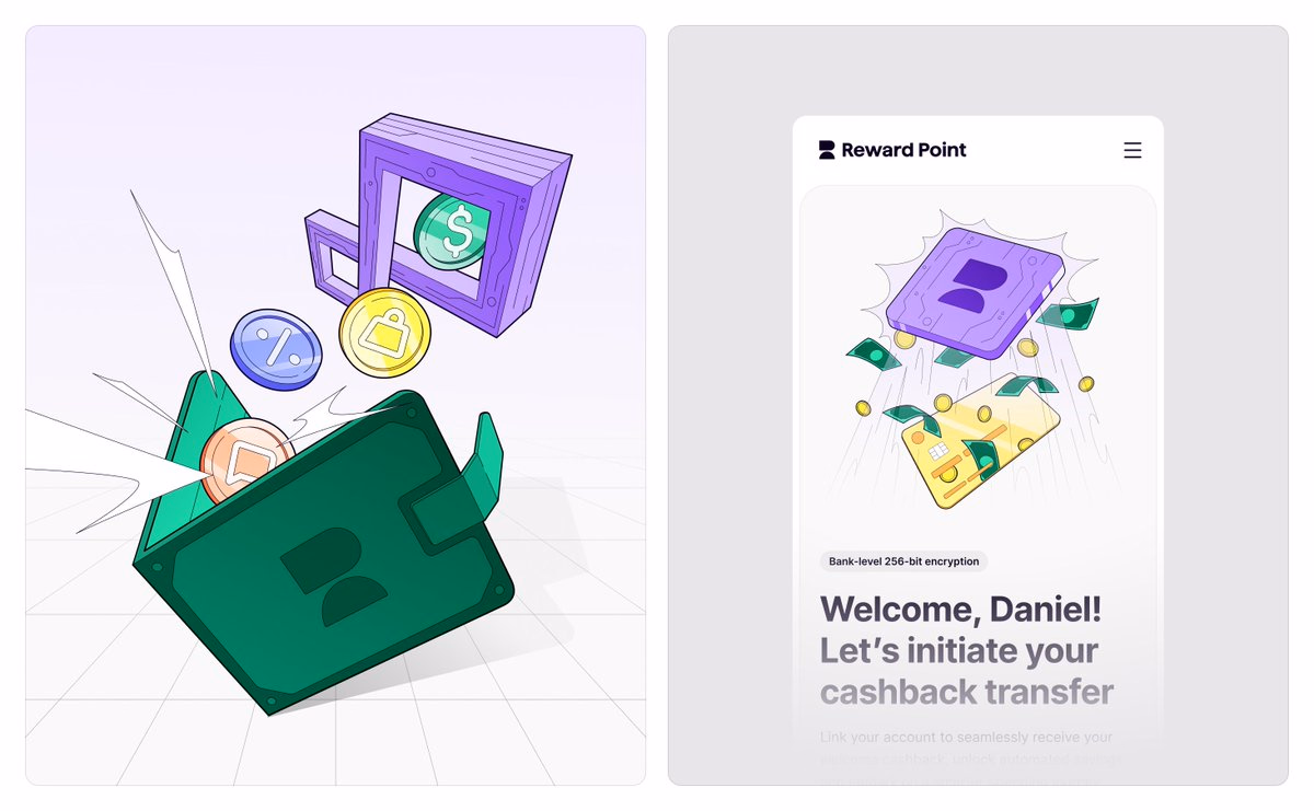Projects / Reward Point / Web design, illustrations - Daniel Sun