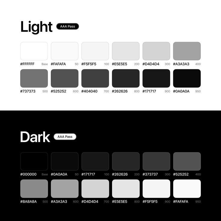 Embracing contrast with this Light & Dark color palette! - UI/UX Savior