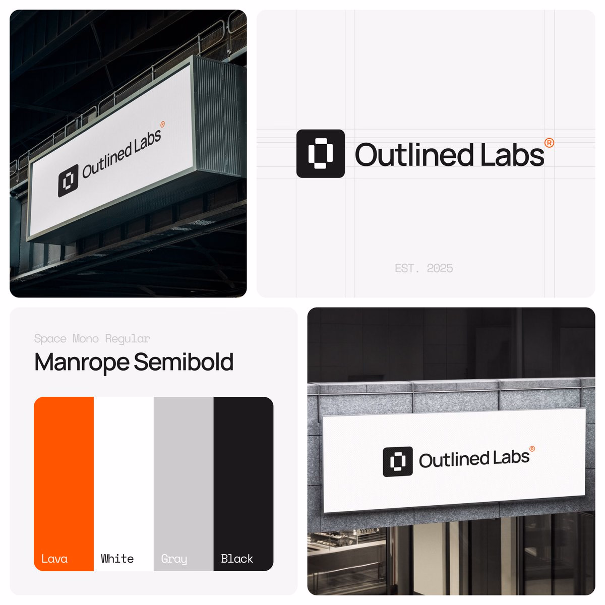 Outlined Labs - Branding project - DOR