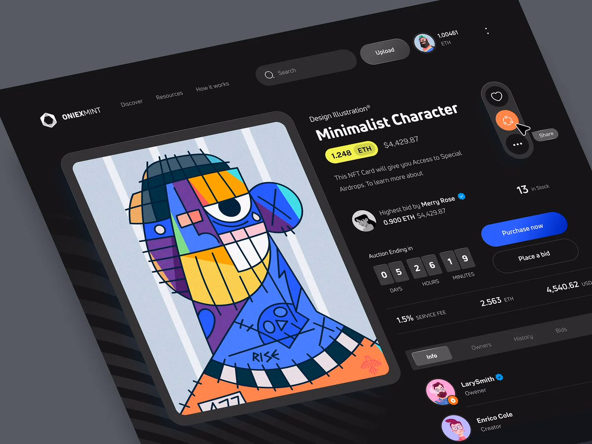 dashboard ui/ux - Marina Budarina