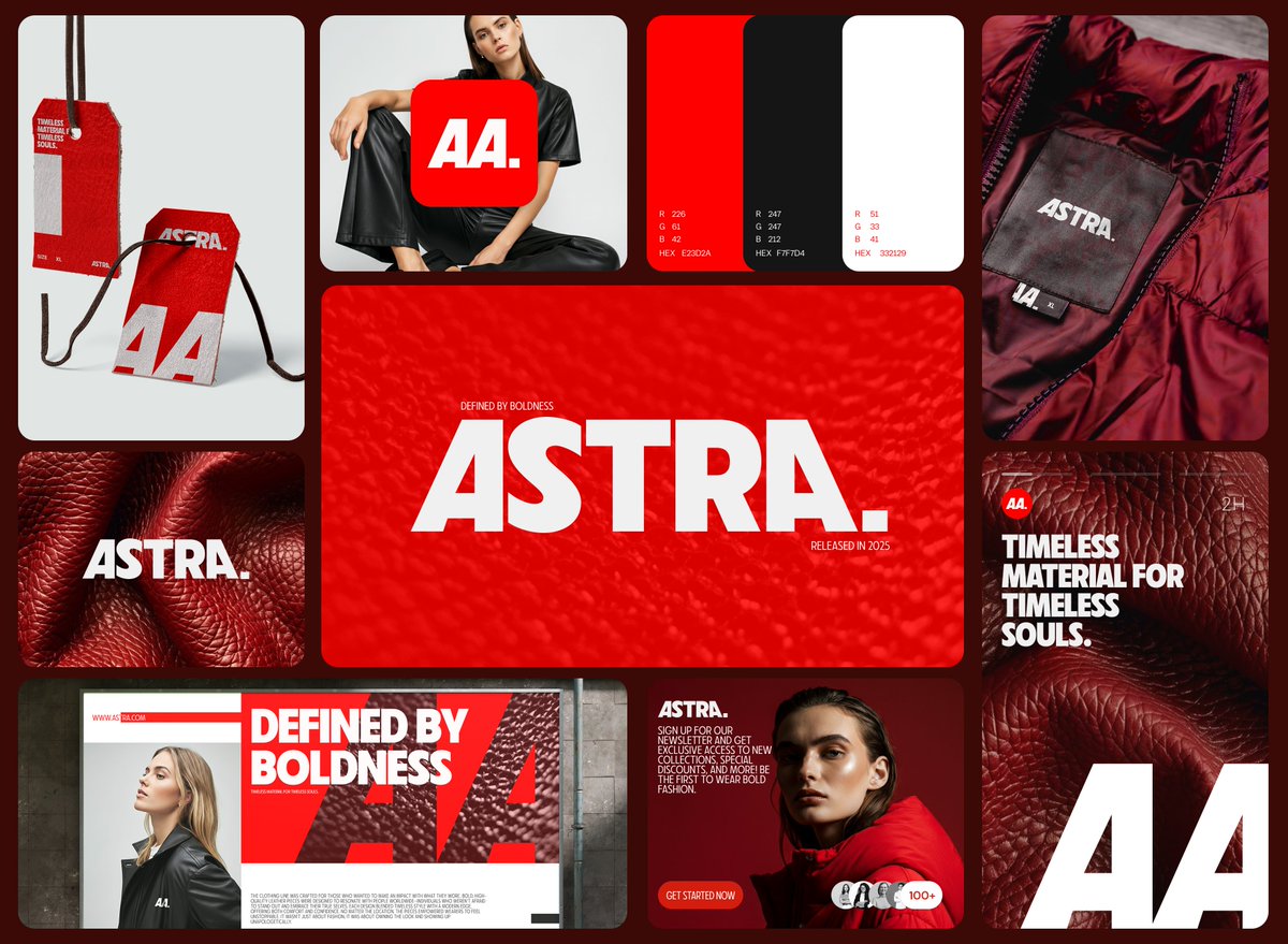 ASTRA®— Brand Identity done by me - Yahyavision — Logo & Brand Designer