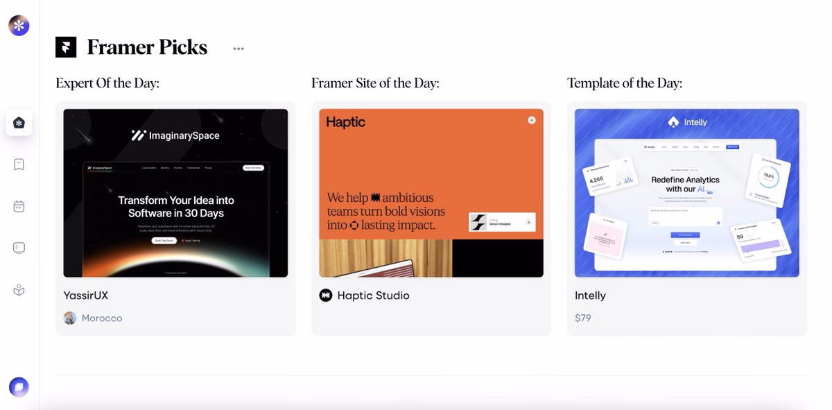 Framer Daily Picks are now officially live on Designer Daily Report... - Designer Daily Report