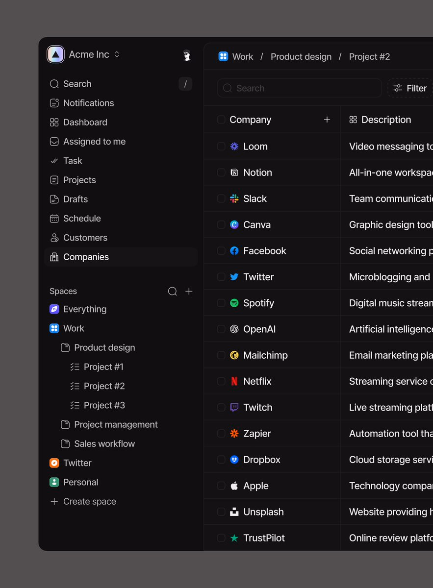 Just designed the new cleanest sidebar ever This style will never d... - Marcel
