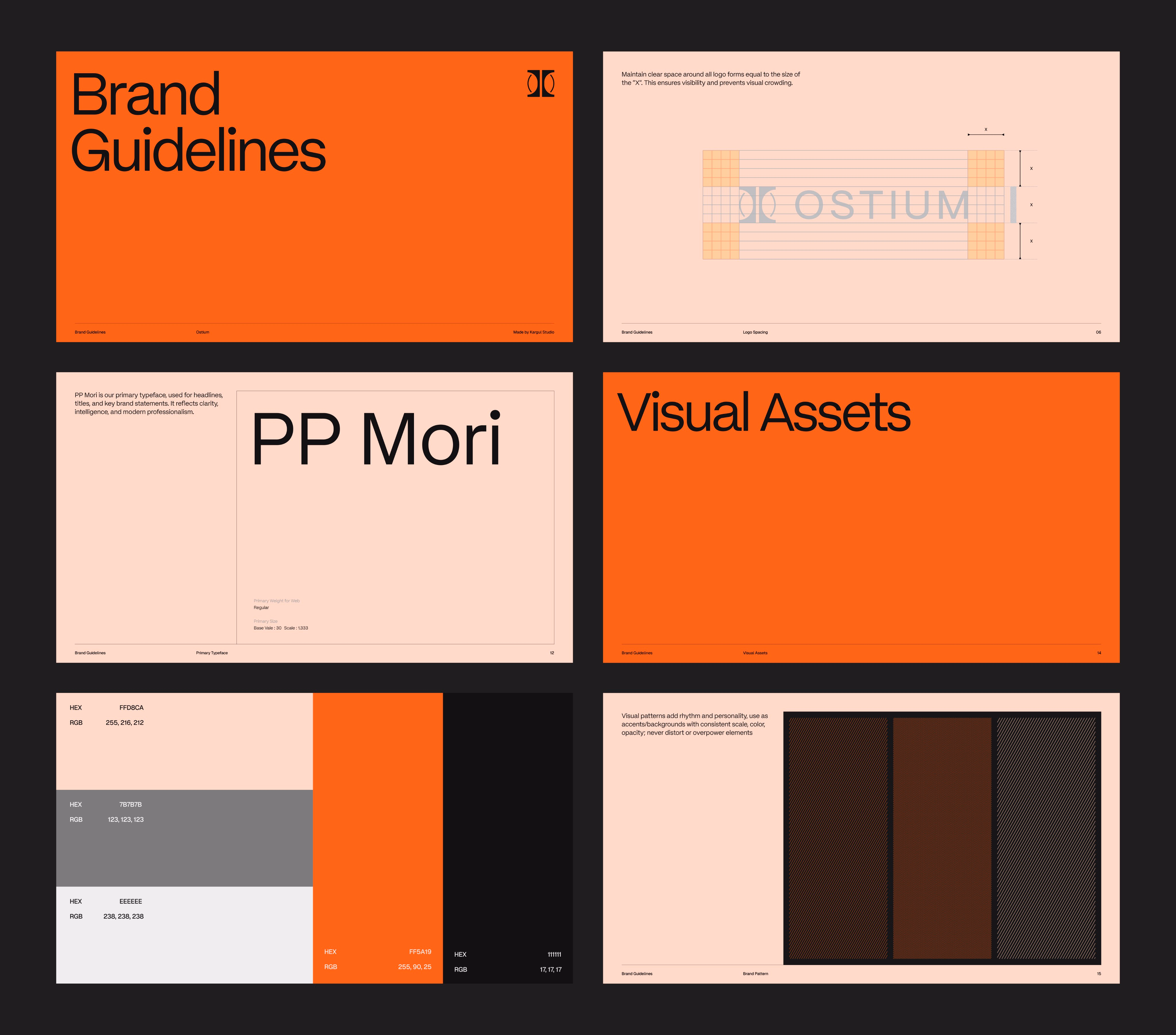 brand guidelines for Ostium. a decentralized trading platform. - Marcel