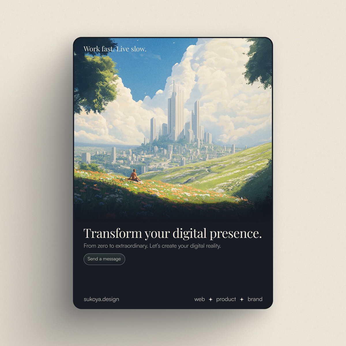 This morning’s card design exploration Thinking about re-designing... - Brett