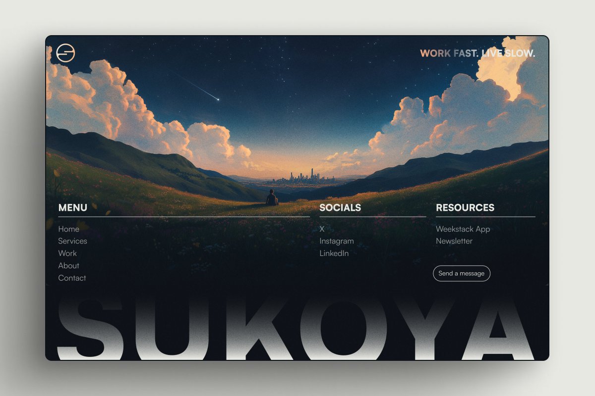 Footer exploration - Brett