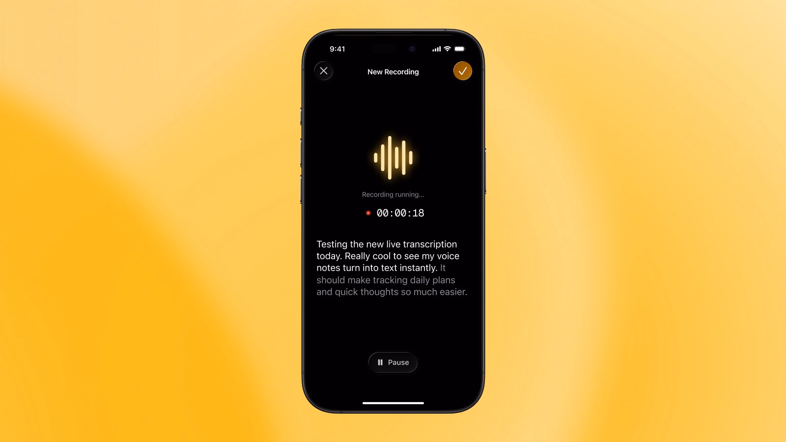 Today I’m working on live transcription with Apple’s new speech fra... - Solveig