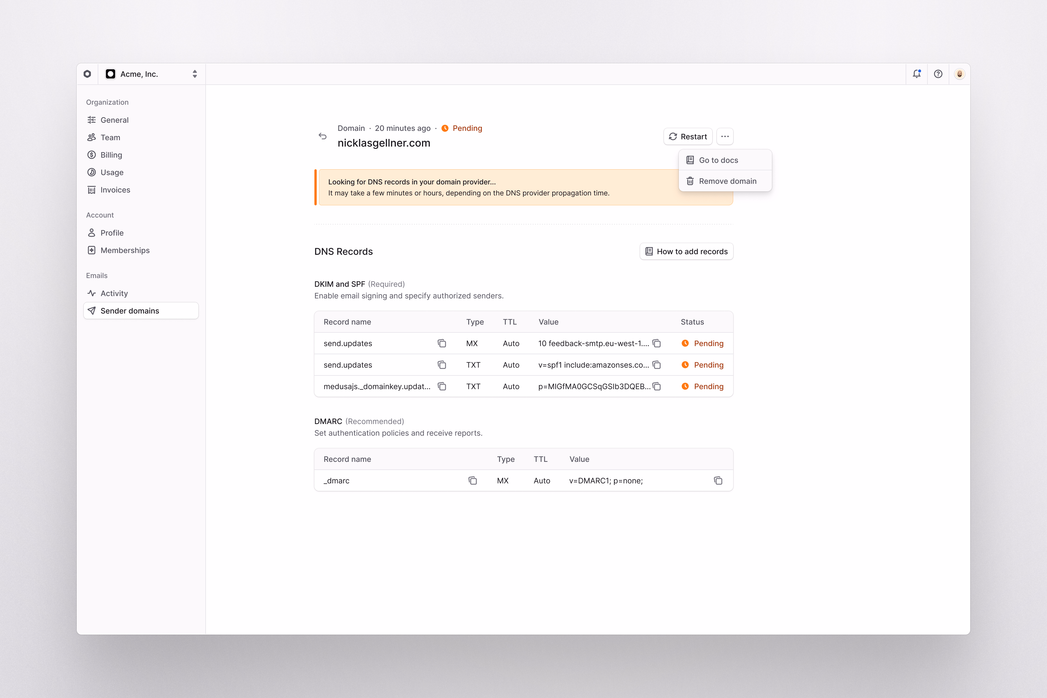 Emails for @medusajs Cloud - Ludvig Rask