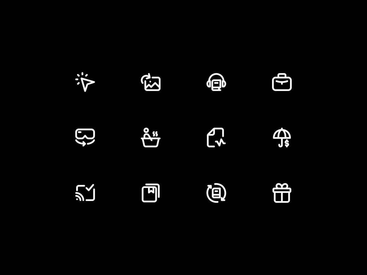 Line icons - Hugeicons
