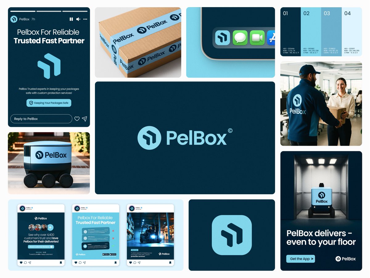 ©PelBox | Brand Identity Design! - Samer Oukour