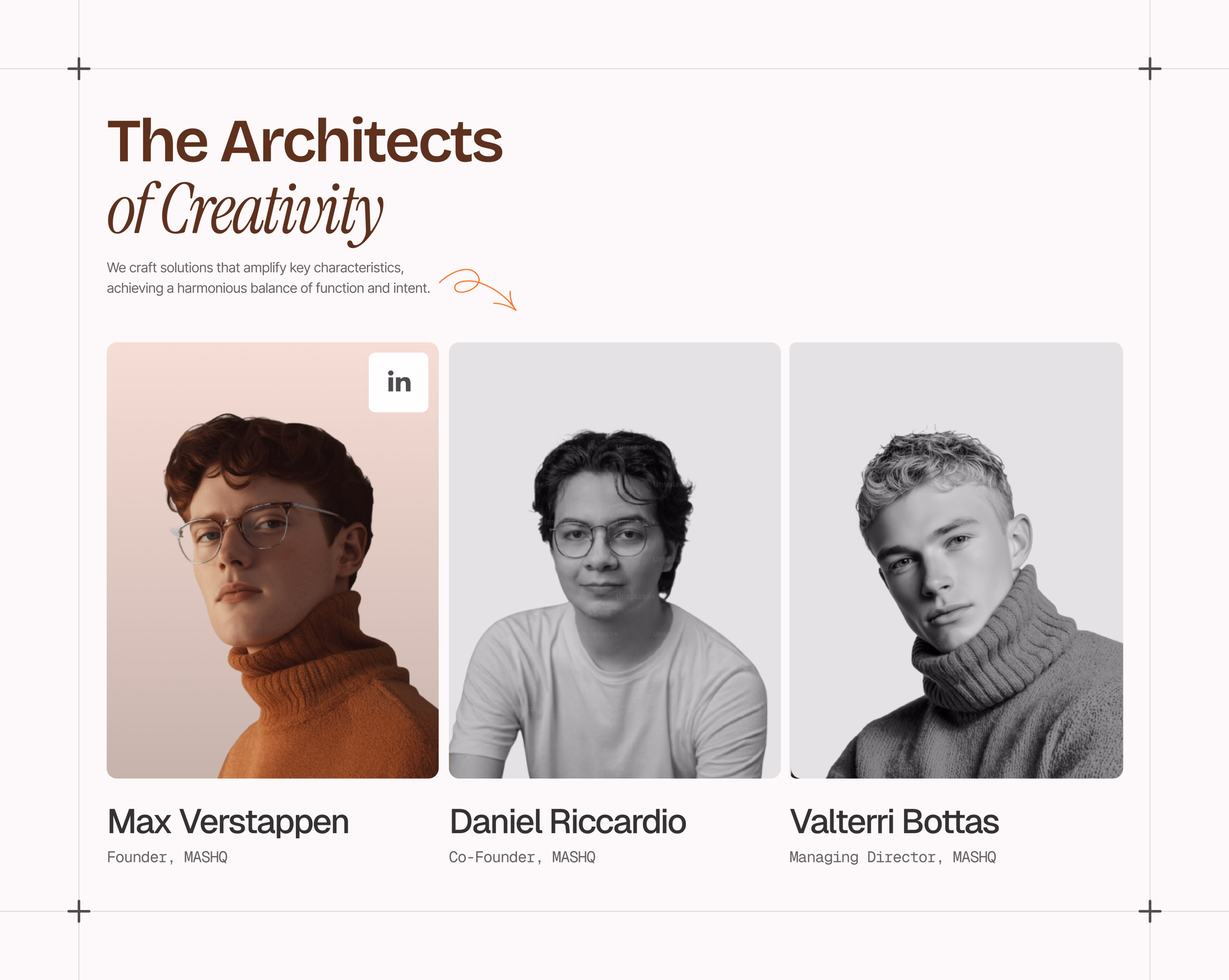 The team section doesn’t have to be boring. - Ashiqur Rahman