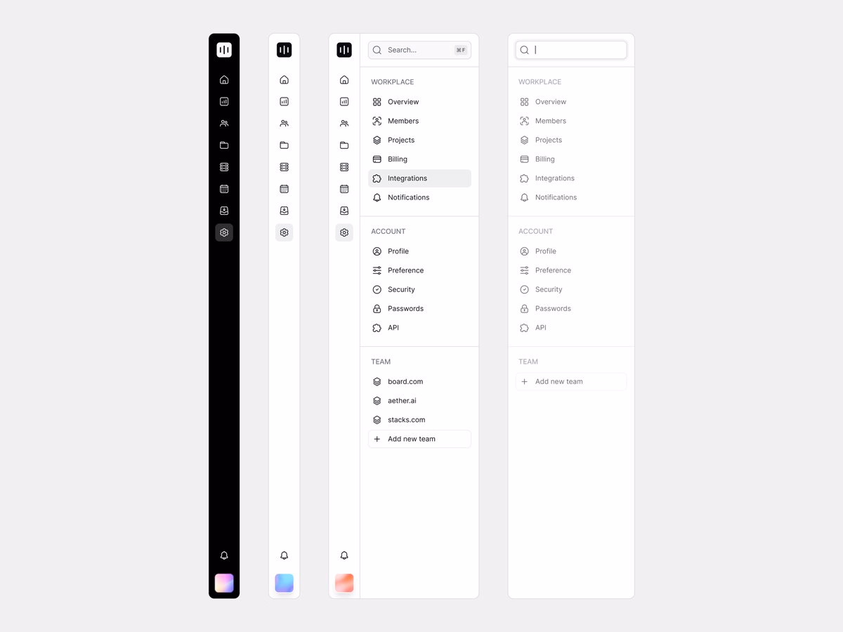 Sidebars. - Startup Visuals