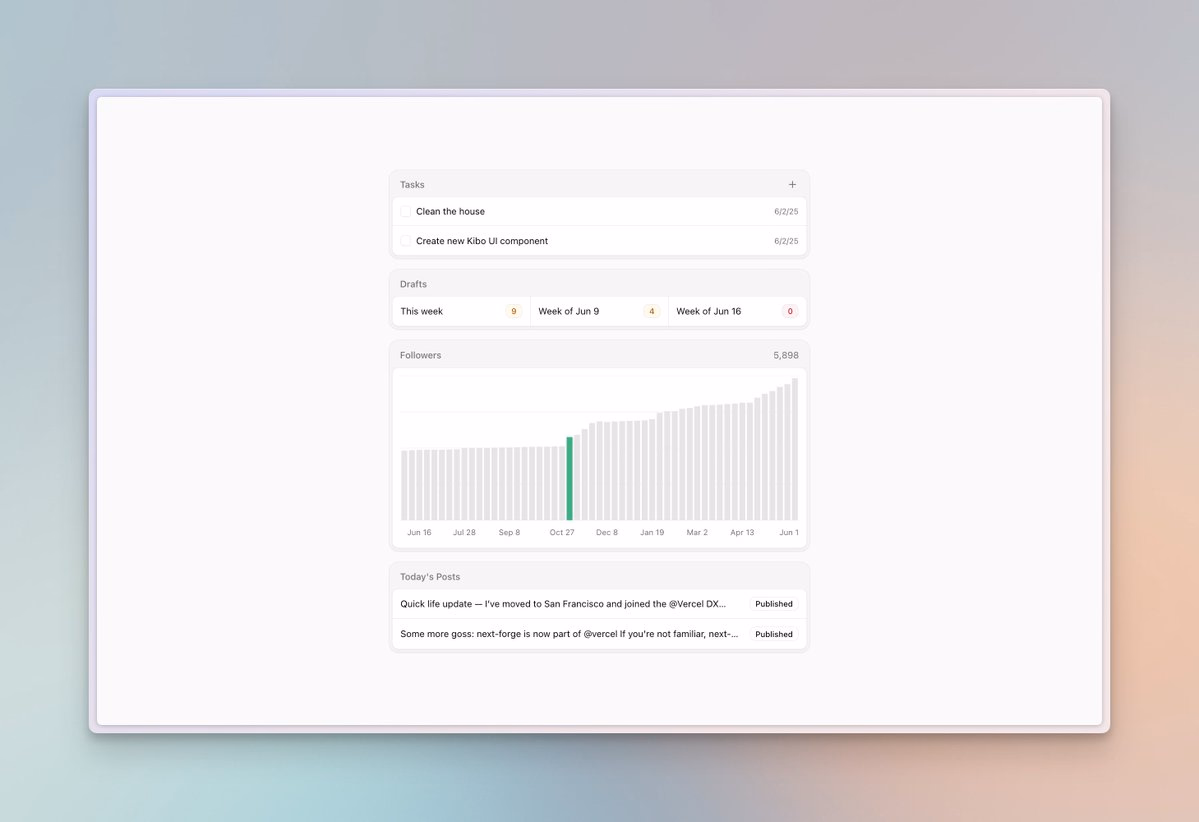I created a tiny app last week to replace my browser's new tab scre... - Hayden Bleasel